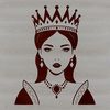 A digital illustration of a princess character, suitable for vector art and graphic design projects.