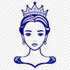 A young female princess with a tiara and a kind expression.