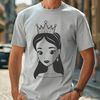 A young girl dressed as a princess, suitable for vector design and cutting machine projects.