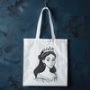 A high-quality vector illustration of a young female princess.