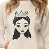 Glamorous Princess Illustration A young female princess character created in vector format.