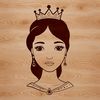A young female princess character in vector format, suitable for digital designs.