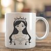 Royalty-Style Female Character Design A female girl character designed as a princess in a vector format.