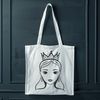 Little Princess SVG Clip Art A royalty-themed illustration of a girl in a princess costume.