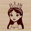 A young female princess character in a regal pose.