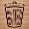 Eco-Friendly Vector Trash Can Illustration A simple, illustrated trash can with a lid and body, suitable for vector graphics and cutting machine designs.