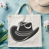 Iconic Western Headgear Design An iconic cowboy hat design in high-quality SVG format.