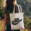 Wide Brimmed Cowboy Hat Design A traditional Western-style hat with a wide brim and indented crown.