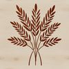 Silhouette Cut File - Wheat SVG An SVG diagram of wheat for graphic design projects.