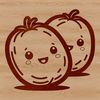 Free SVG Illustration of a Potato A 2D illustration of a potato with detailed texture and shading.