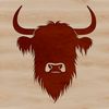 Beautiful Highland Cow Head Illustration A detailed illustration of a Highland Cow's head, suitable for use as vector art in graphic design projects.