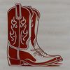 Western Boots with Embroidery and Hardware Western-style boots featuring embroidery and hardware details.