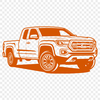 Beautiful Pickup Truck Vector Art A detailed illustration of a pickup truck with sleek lines and modern design.