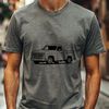 Pickup Truck Graphic Vector Art A vector graphic representation of a classic pickup truck vehicle.