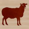 Free Vector Sheep Image Download A detailed illustration of a sheep standing in a green meadow, suitable for vector art designs.