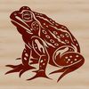 Wild Animal SVG Designs A digital illustration of a toad, suitable for vector graphic design and cutting machine projects.