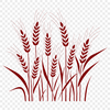 Illustrative wheat graphic suitable for vector art and commercial use.