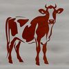 Free Cow Clip Art Vector Design A high-quality illustration of a cow, suitable for vector design and printing.