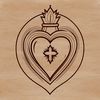 Sacred Heart Icon Vector Graphics Sacred Heart icon vector art in high-resolution SVG format