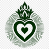 Beautiful Sacred Heart Design A high-quality digital illustration of the Sacred Heart, suitable for various uses.