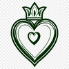 Beautiful SVG Illustration of the Sacred Heart A high-quality SVG illustration of the Sacred Heart symbol, ideal for vector art projects.