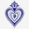 Beautiful Religious Icon in Vector Format Sacred Heart icon in vector format, suitable for religious or spiritual designs, editable with graphic design software.