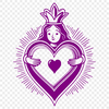 Sacred Heart Icon in Simple Vector Design Vector illustration of the Sacred Heart icon in simple design.