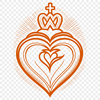 Sacred Heart Icon in High Definition A high-quality vector illustration of the Sacred Heart in various formats including SVG.