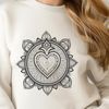 Beautiful Religious Symbol Design Sacred Heart icon in vector format, suitable for various uses.