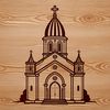 A traditional Catholic church with intricate architecture and stained glass windows.