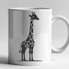 A tall mammal native to Africa with long neck and legs.