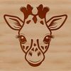 Tall Gentle Giant SVG Download A tall, African mammal with spots, characterized by its long neck and legs.