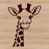 Wildlife Illustration of a Giraffe A high-quality vector illustration of a giraffe, suitable for use in various graphic design projects.
