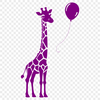 An SVG rendering of a tall giraffe with long neck and legs.