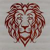 Beautiful Wild Animal SVG Clip Art A detailed illustration of a lion's head with intricate design elements, suitable for vector art projects.