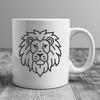 Creative Lion In SVG & DXF