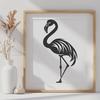 Artistic Flamingo - SVG Format