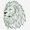 Lion Drawing In PNG & SVG - Free Digital Download