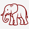 Creative Elephant Decal - Free PDF