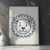 Creative Lion In SVG - Free Download