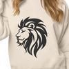 Creative Lion Decal - Free SVG