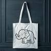 Artistic Elephant In PDF & PNG