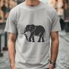 Unique Standing Elephant Printable Image