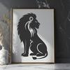 Creative Big Cat - Laser Cutter PNG Free Download