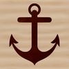 Nautical Anchor Silhouette Vector Design Anchors in a nautical silhouette, suitable for vector design and cutting machine projects.