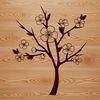 Beautiful Flower Vector Art A vibrant illustration of a cherry blossom in full bloom, with intricate details and delicate petals.