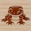 Illustration of a salamander in vector format.