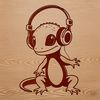 A close-up vector illustration of a salamander, showcasing its distinctive features.