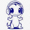 Vector Graphic of a Cute Salamander A colorful illustration of a salamander in digital vector format, suitable for various design applications.
