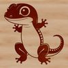 A digital illustration of a salamander, available as vector art for various applications.